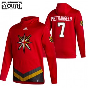Vegas Golden Knights Alex Pietrangelo 7 2020-2021 Reverse Retro Pullover Hooded Sweatshirt - Barn